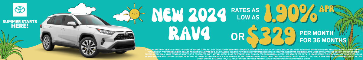 2024 Rav4 Offer