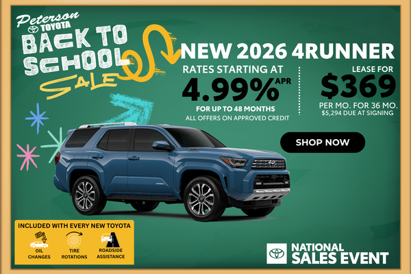 2026 4Runner Offer