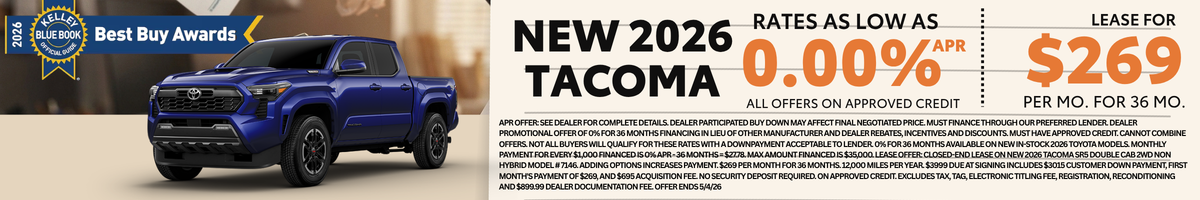 2025 Tacoma Offer