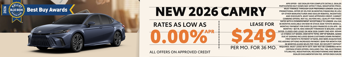 2026 Camry Offer
