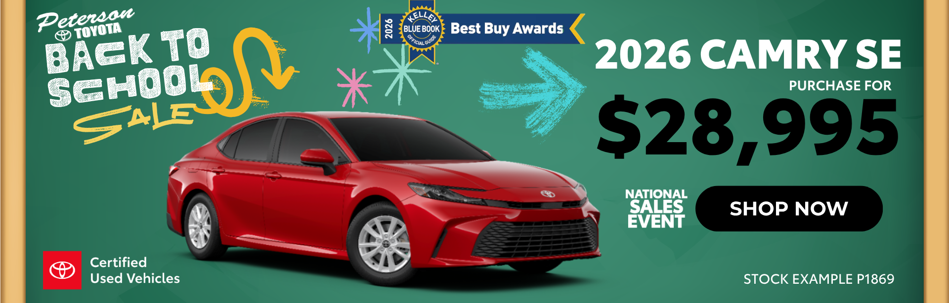 2026 Camry CPO Offer