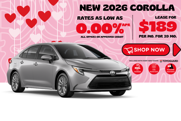2026 Corolla Offer