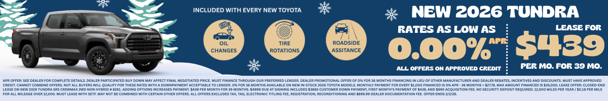 2025 Tundra Offer