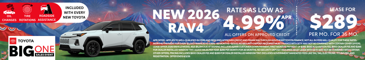 2026 Rav4 Offer