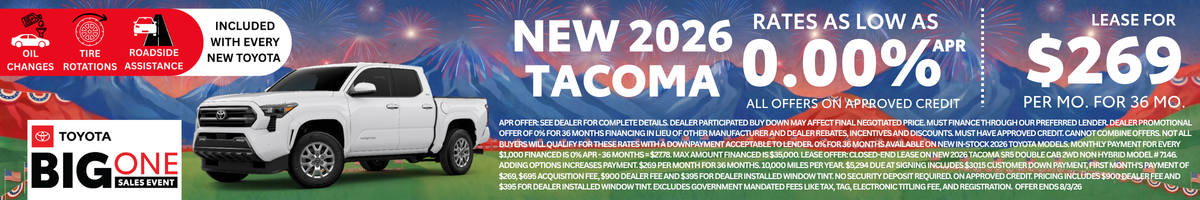 2026 Tacoma Offer