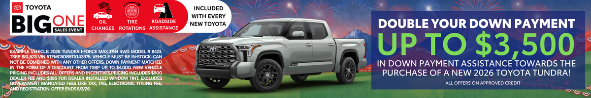 2026 Tundra Offer