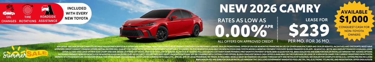 2026 Camry Offer