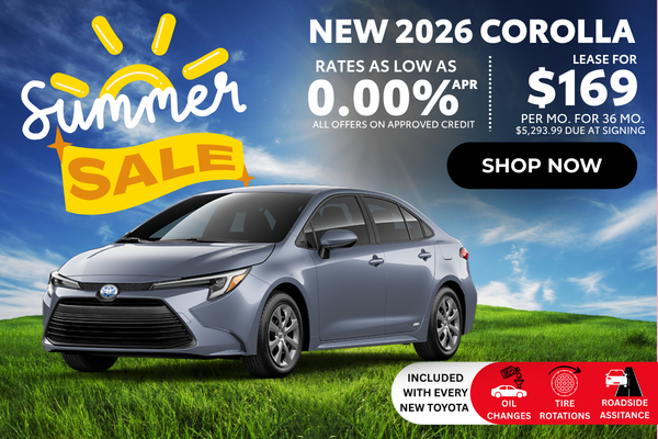 2026 Corolla Offer