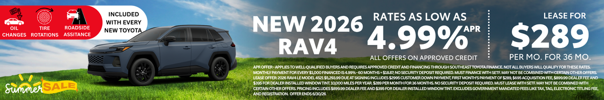2026 Rav4 Offer