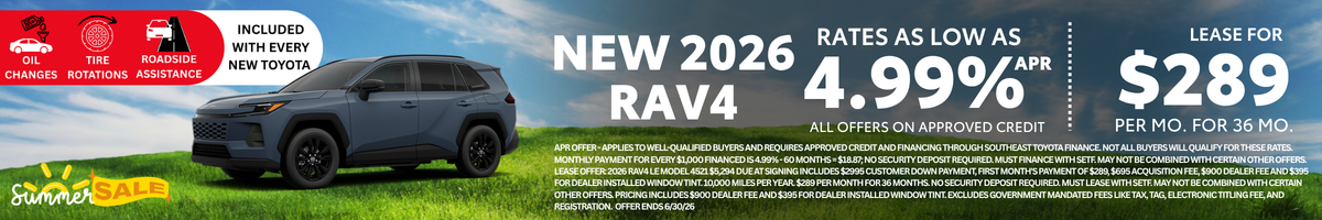 2026 Rav4 Offer