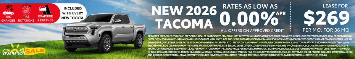 2026 Tacoma Offer
