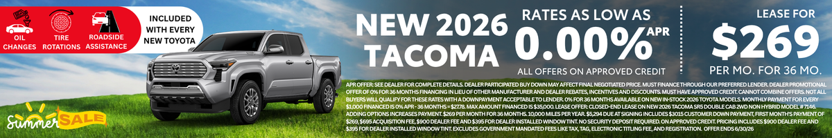 2026 Tacoma Offer