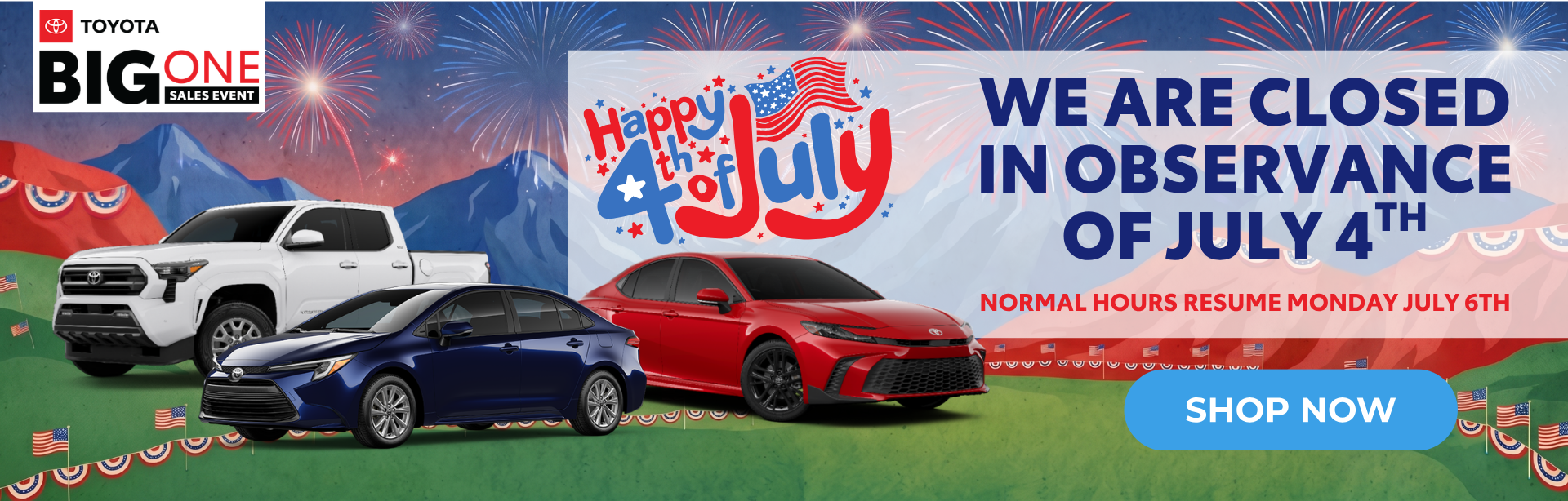 July 4th Hours