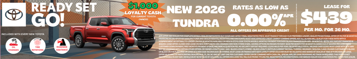 2025 Tundra Offer