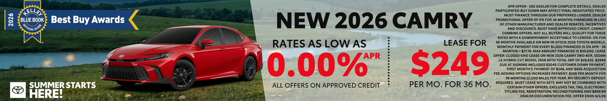 2026 Camry Offer