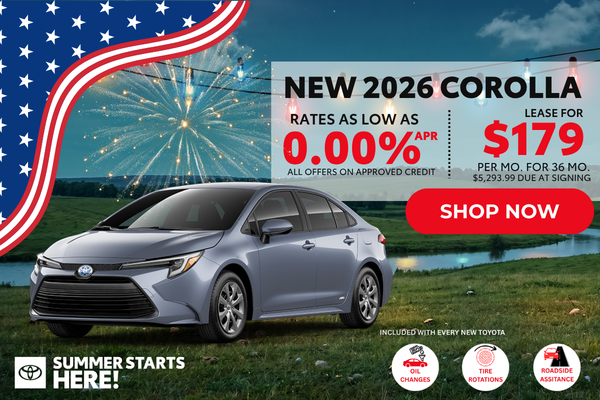 2026 Corolla Offer