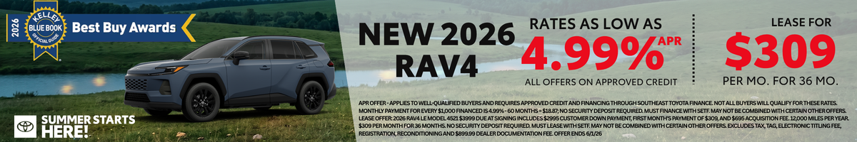 2026 Rav4 Offer