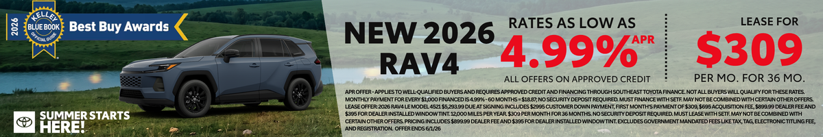 2026 Rav4 Offer