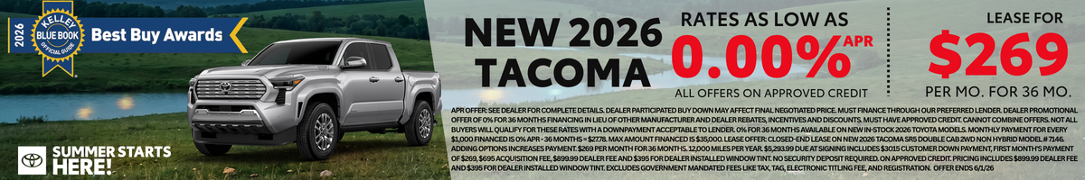 2025 Tacoma Offer