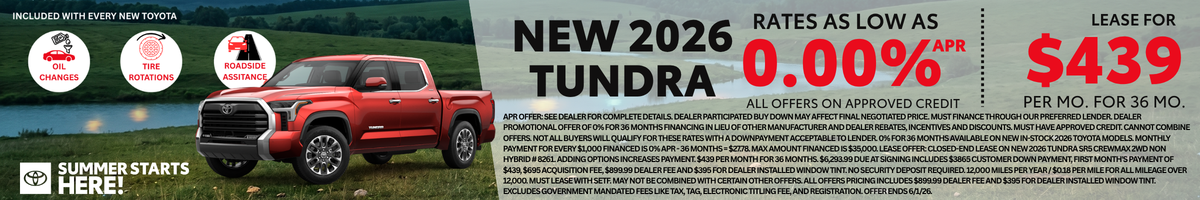2025 Tundra Offer