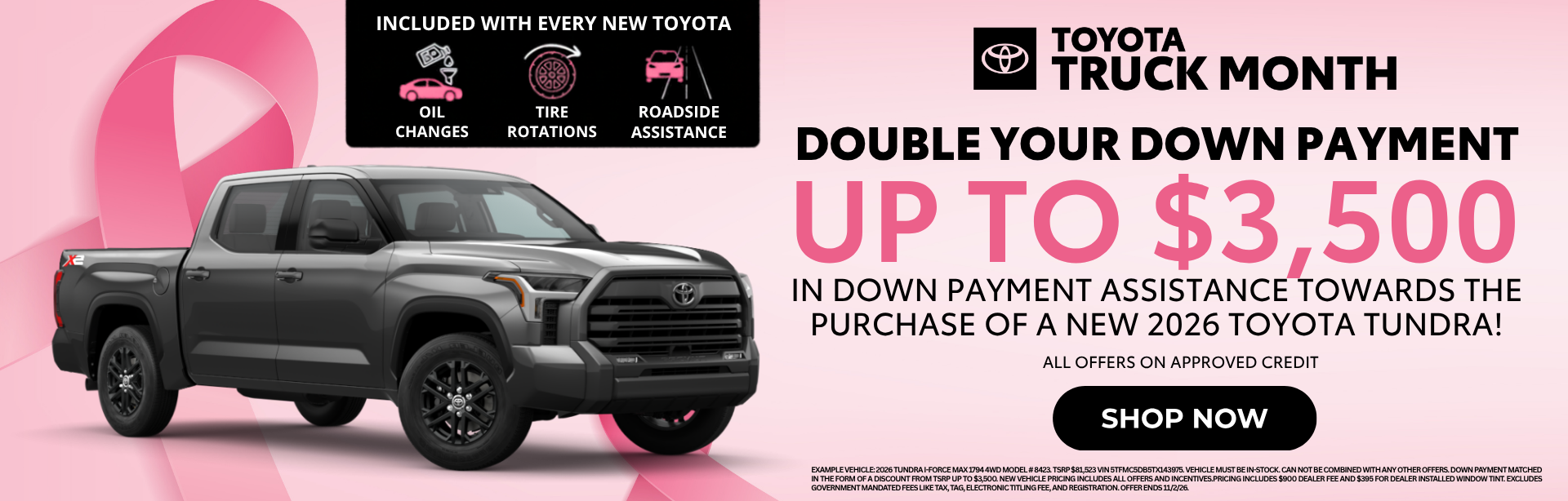 2026 Tundra offer