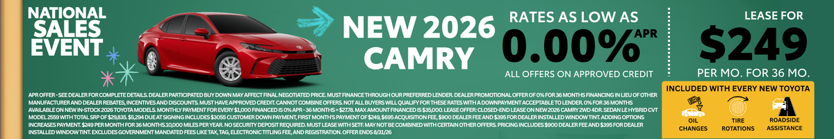 2026 Camry Offer