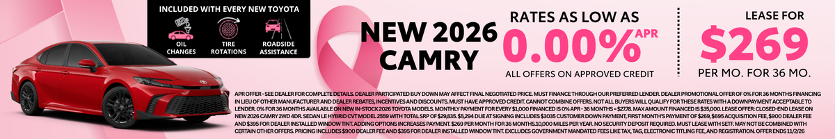 2026 Camry Offer