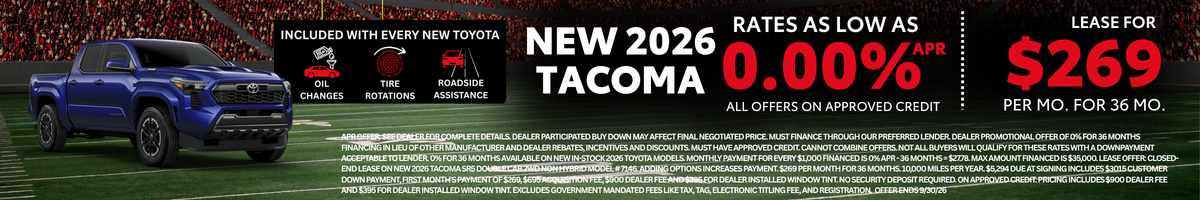 2026 Tacoma Offer