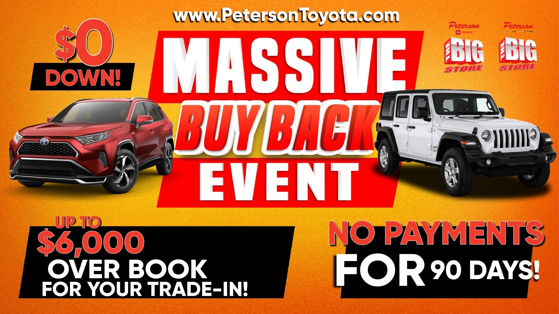 Massive Buy Back Event