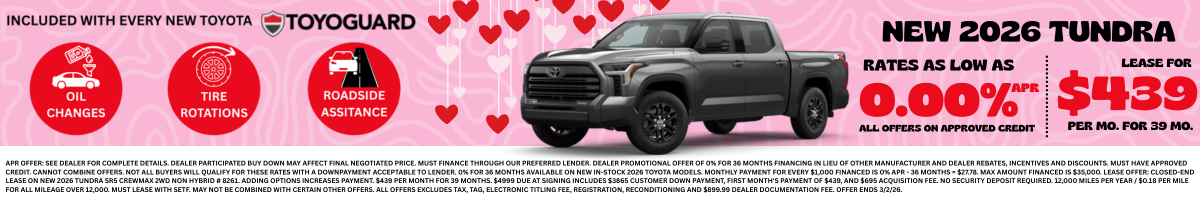 2025 Tundra Offer