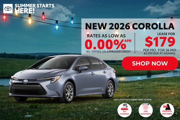 2026 Corolla Offer