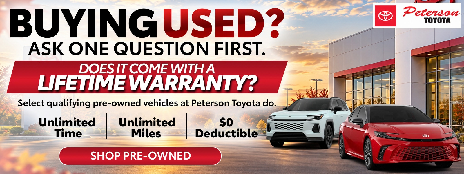 Lifetime Warranty Program